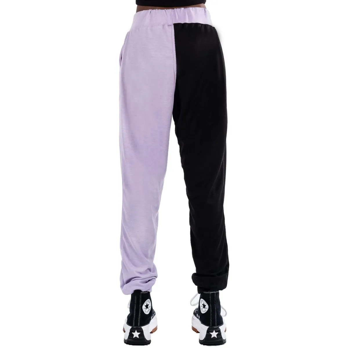 Two Tone Purple Black Sweatpants