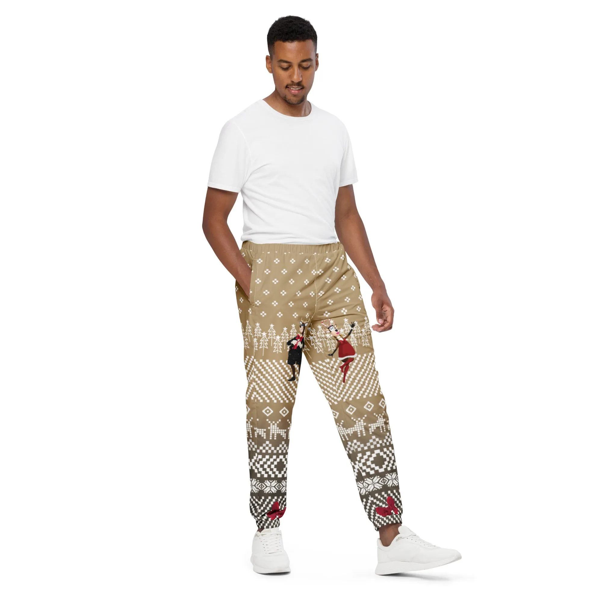 Ugly Holiday Sweatpants - Beige