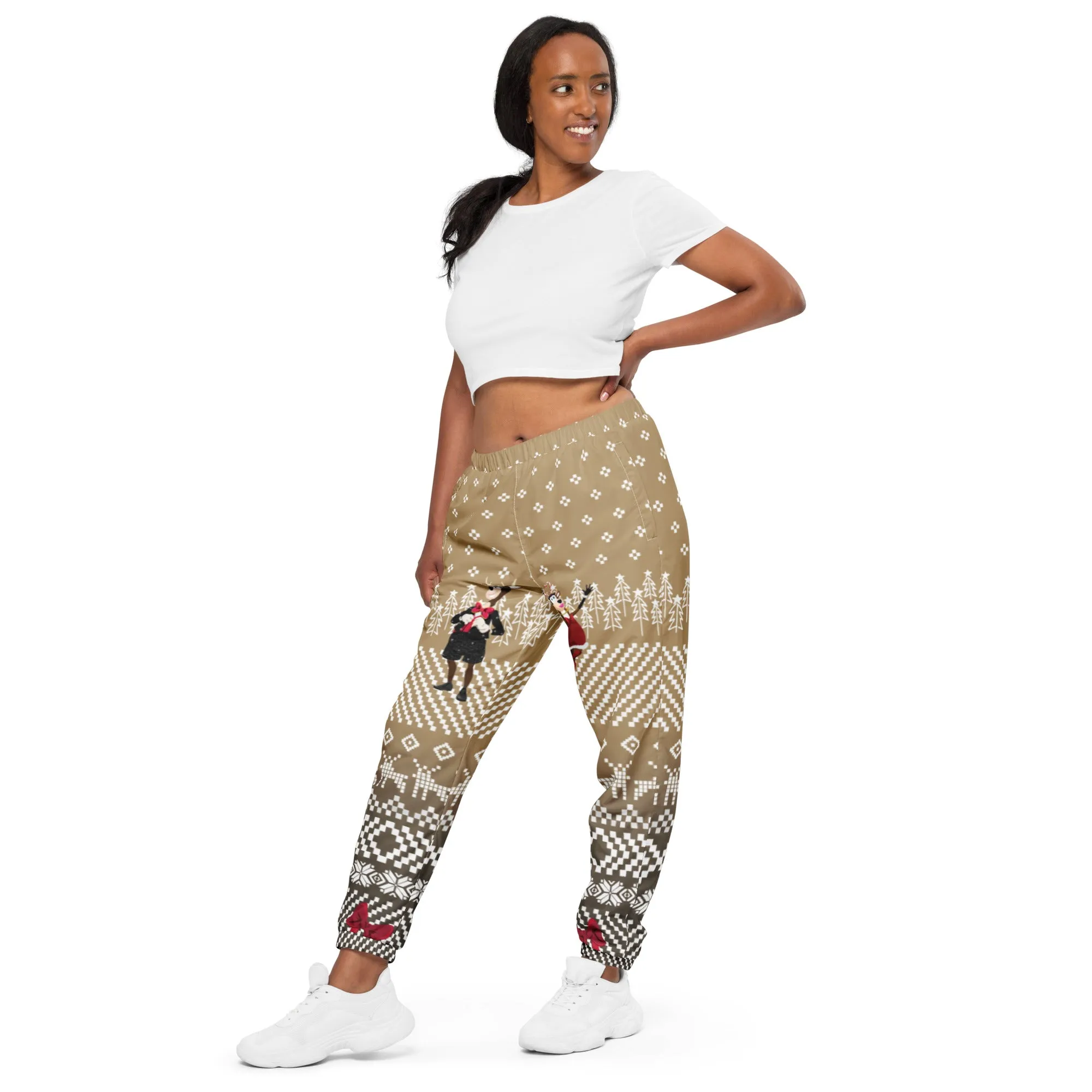 Ugly Holiday Sweatpants - Beige