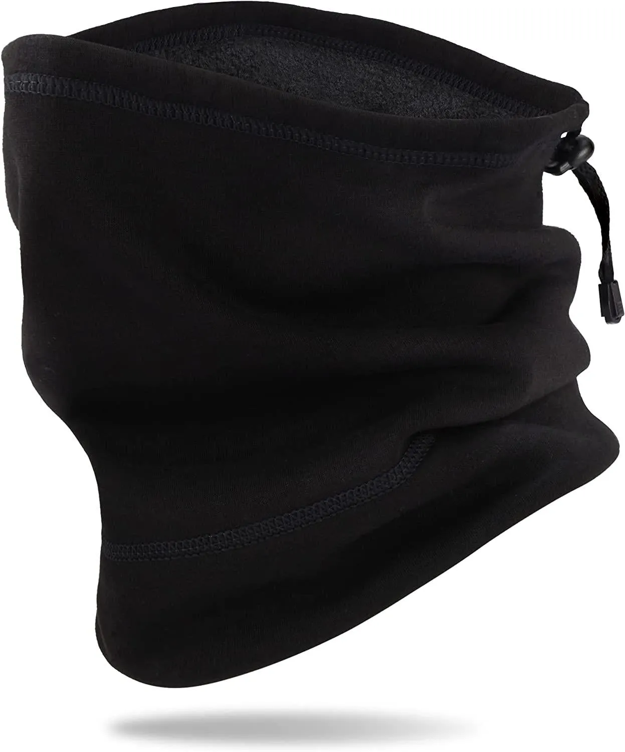 Unisex Fleece Neck Warmer Black