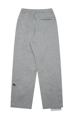 Unisex Straight-Buttoned Sweatpants