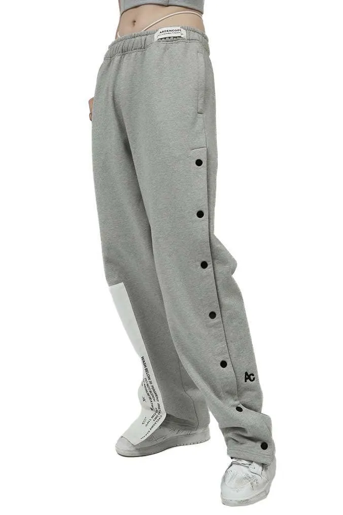 Unisex Straight-Buttoned Sweatpants