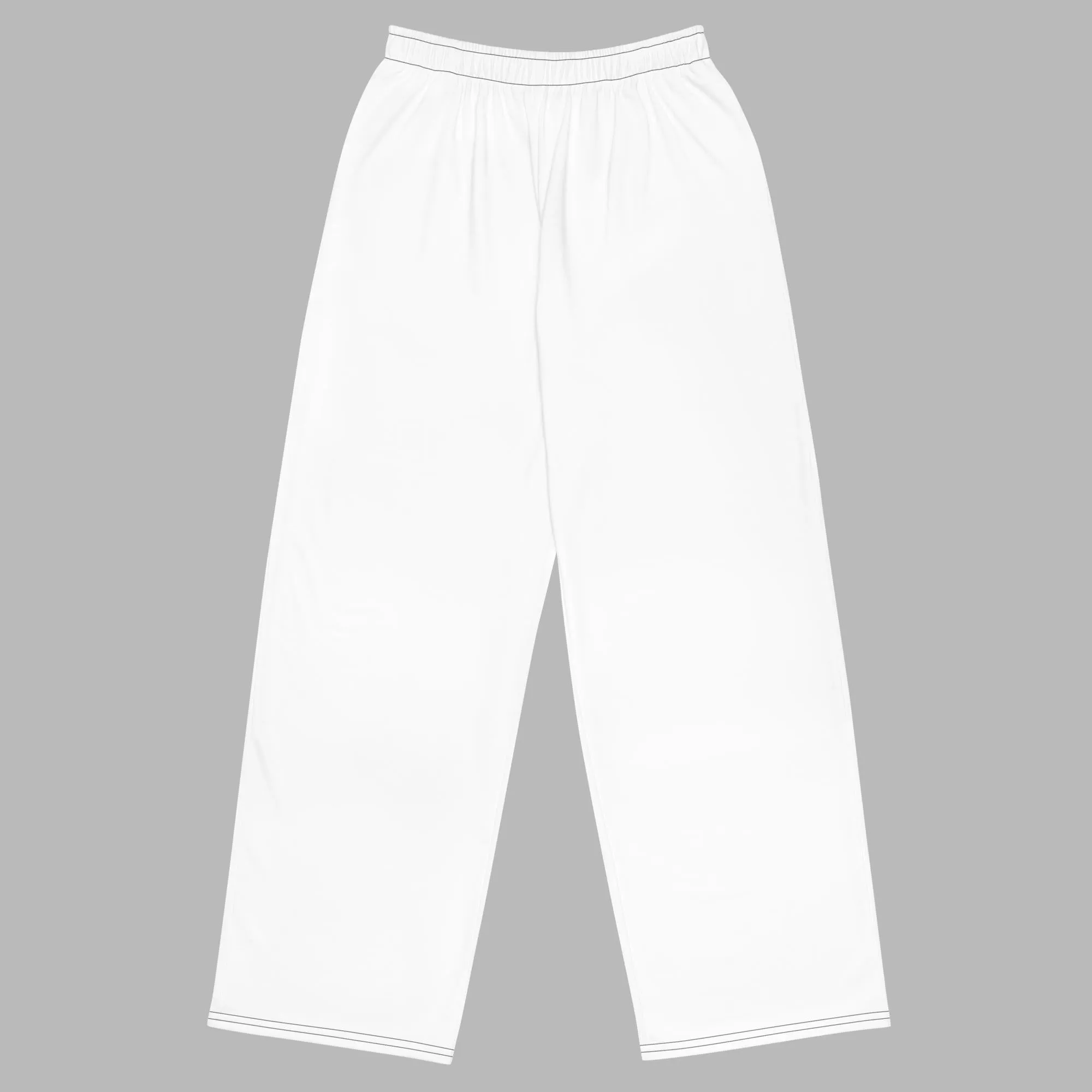 Unisex wide-leg pants - White