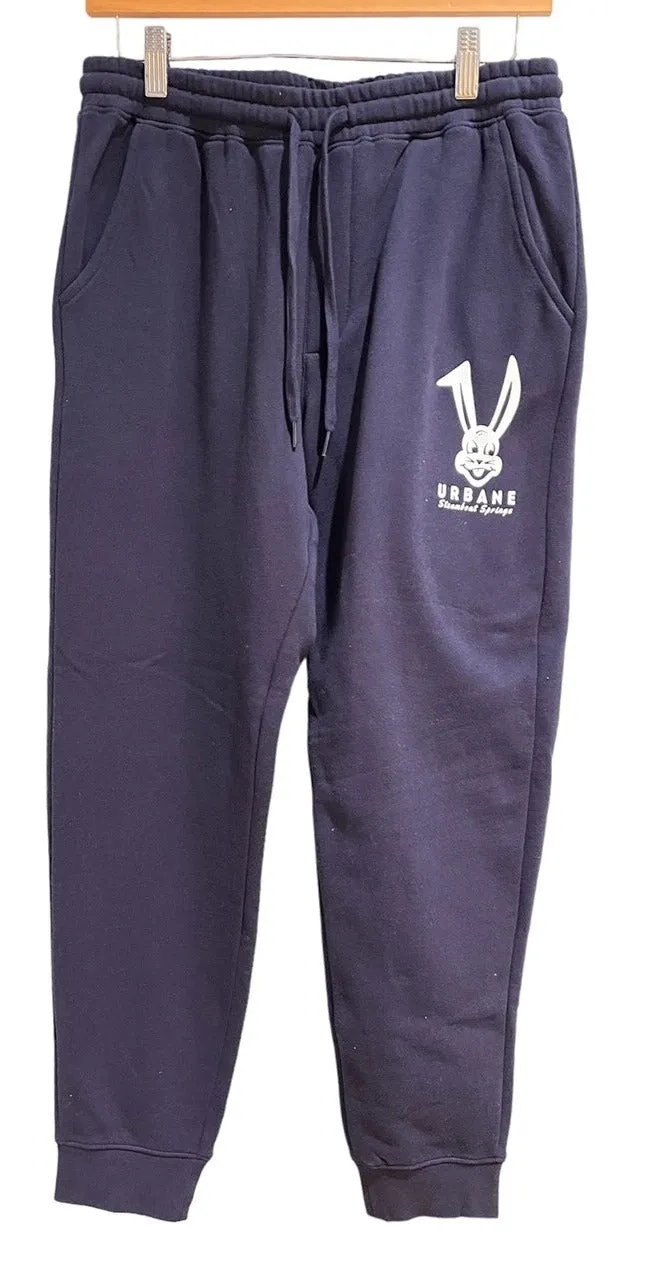 Urbane Rabbit Ears Sweatpants - Navy