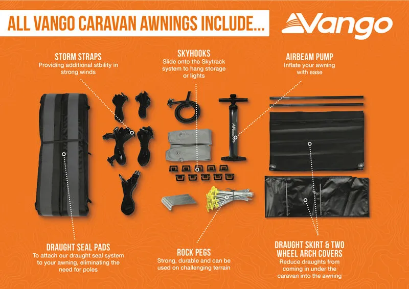 Vango Balletto Air 330 Elements ProShield Caravan Awning