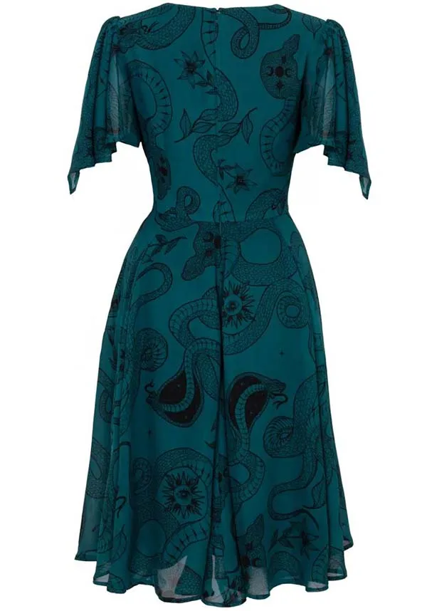 Venom [Dark Green] | MIDI DRESS