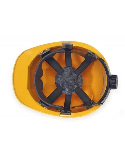 Vented Hard Hat with 6 Point Ratchet Suspension