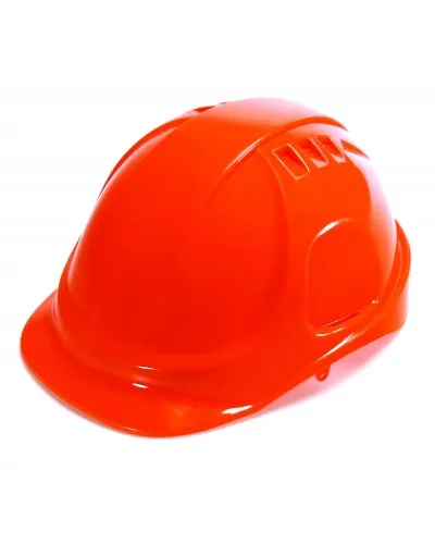 Vented Hard Hat with 6 Point Ratchet Suspension