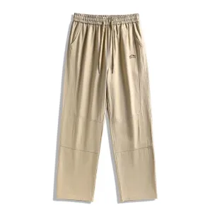 Versatile Pure Cotton Tied Rope Elastic Waist Washed Sweatpant