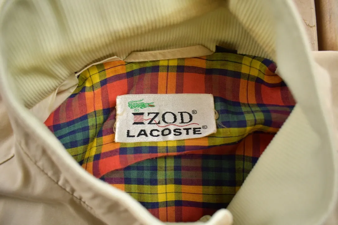 Vintage 1960s IZod Lacoste Windbreaker Jacket