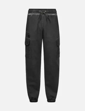 Washed Texture Multi-Pocket Relax Fit Sweatpants