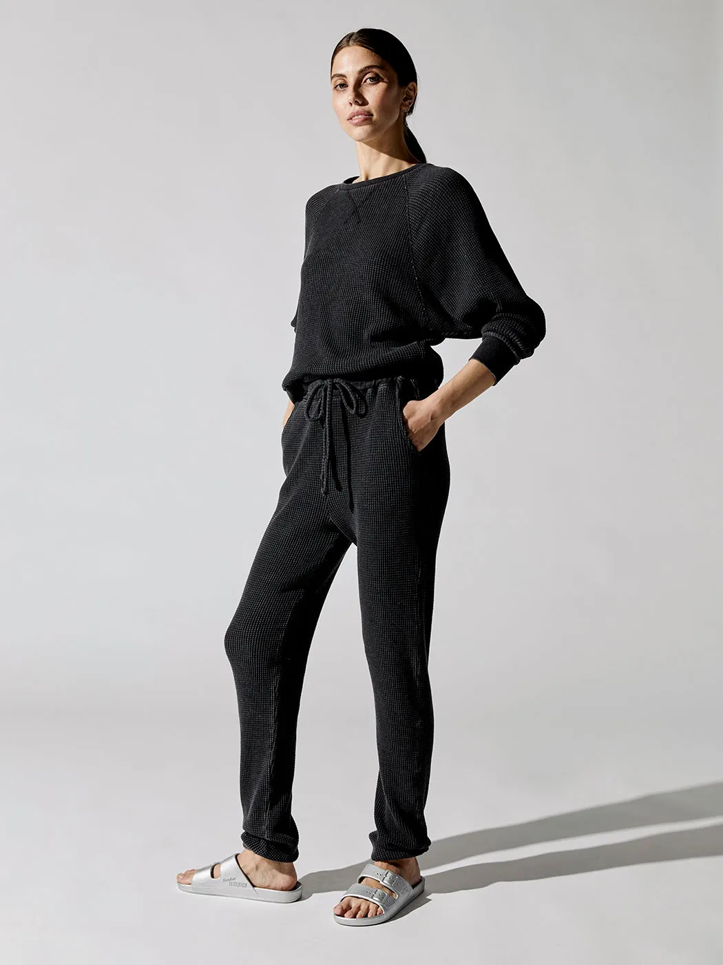 Weekend Sweatpant - Washed Black