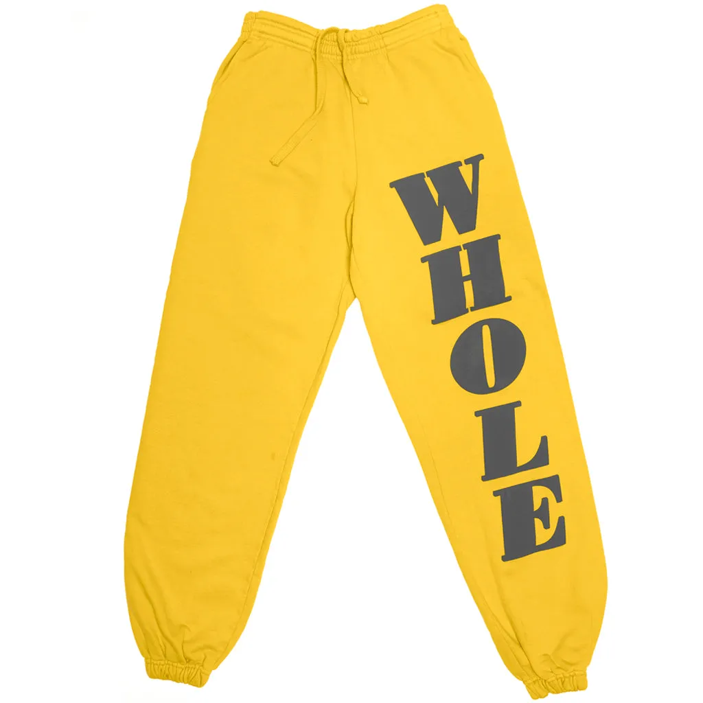 WHOLE sweatpants (mustard)