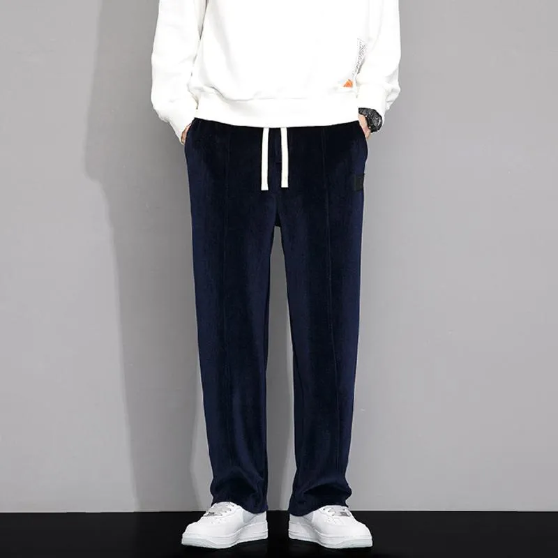 Wide-Leg Drape Trendy Casual Floor-Length Straight Pants Sweatpant