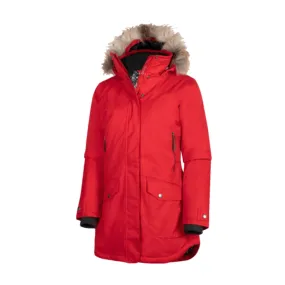 Women Barlow Pass 550 Turbodown Ii Jacket - Red Lily