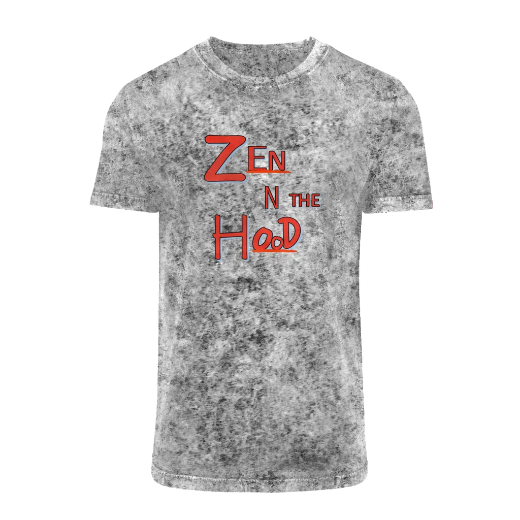 Zen in the Hood Acid Washed T-Shirt