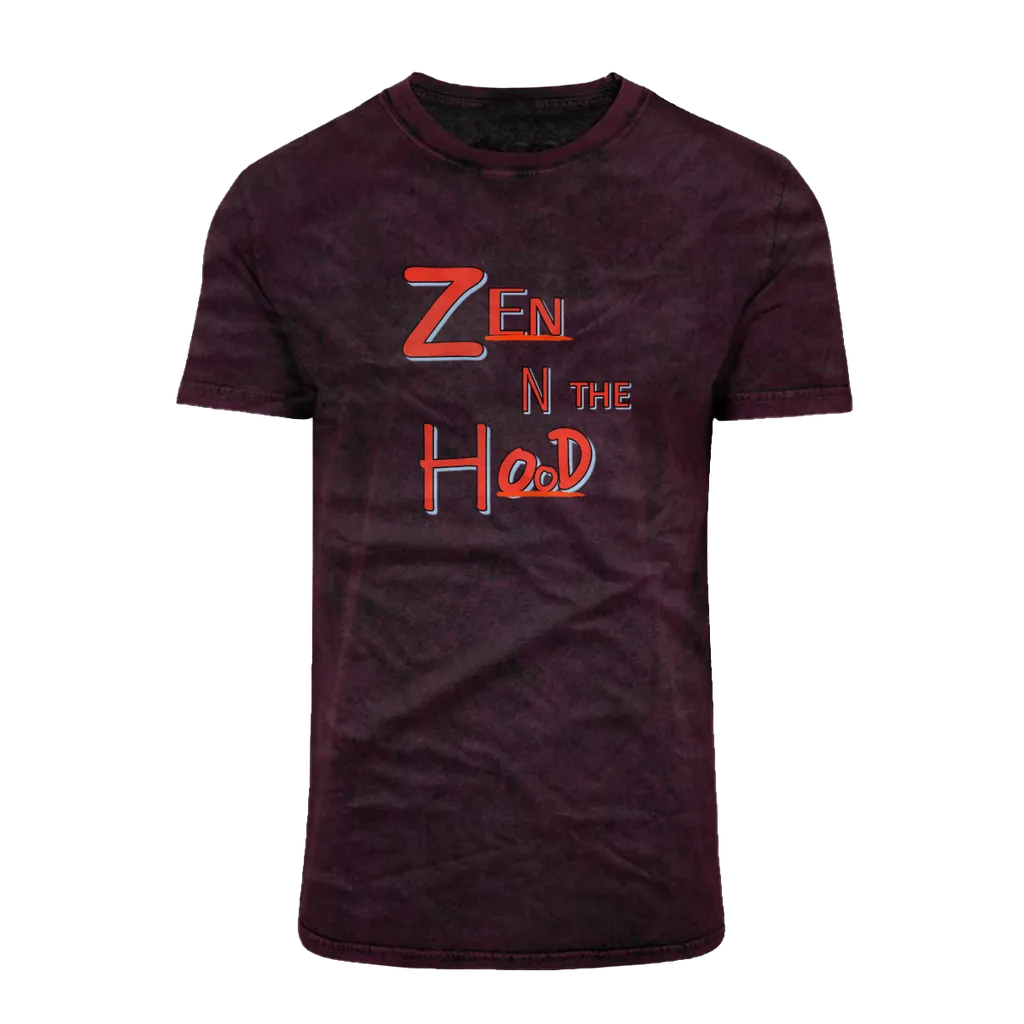 Zen in the Hood Acid Washed T-Shirt