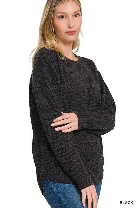 Zenana crew neck sweater