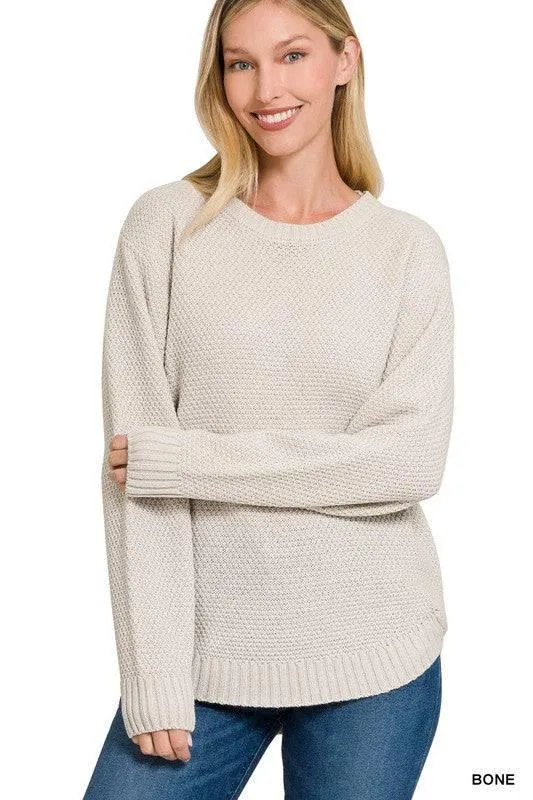 Zenana crew neck sweater