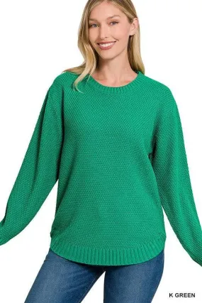 Zenana crew neck sweater